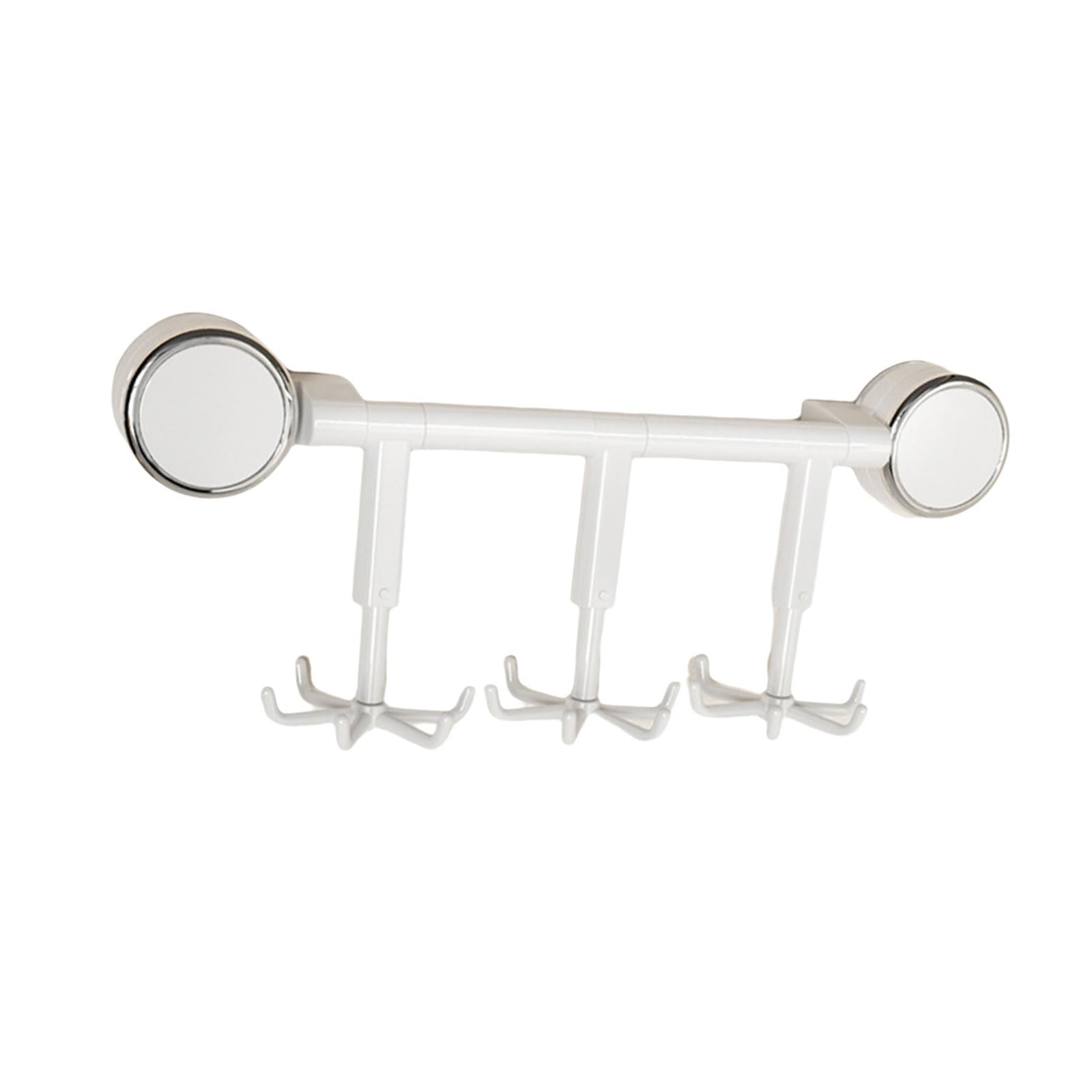 Tsophreniq Multifunctional Kitchen Suction Utensils Holder Rotating 360 Degree Adhesive Hook for Bathroom and Kitchen Adhesive Hanging Rack