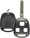 Discount Keyless Replacement Keyless Entry Remote Fob Uncut Blank Key Blade Shell Case For HYQ1512V, HYQ12BBT