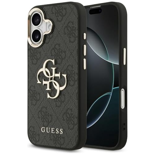 CG Mobile Guess 4G Grand Logo Coque pour iPhone 17 (Noir)