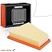 A-Premium 2-PC Engine Air Filter Compatible with BMW F10 E84 E89 528i, 528i xDrive, X1, Z4, 2011-2016, 2.0L 3.0L, Flexible Panel, Replace# 13717582908
