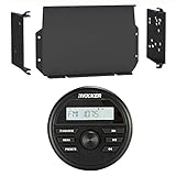 Kicker KMC2 Waterproof Marine Radio with MPS-GEN02 16-20 Polaris General Dash Kit