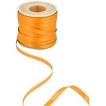 Benim Marifetlerim - Turuncu saten Kurdele 6 mm 10 Metre
