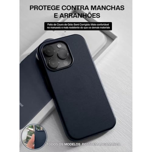 Capa Case Capinha De Couro Compatível Para iPhone 15 iPhone 15 Pro iPhone 15 Pro Max Premium Compati