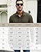 Suvifuly Mens Stand Collar Pullover Sweater Slim Fit Button Casual Knitted Sweaters Twisted Thermal Fashion Henley Sweater Army Green