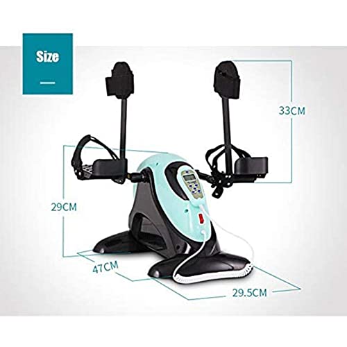 Elektrische revalidatiepedaaltrainer Fysiotherapie en revalidatiefietspedaal Gemotoriseerde trainer voor handicap Handicap en beroerte Overlevende arm Beenoefening Fietstrainer Stationair - Afbeelding 8