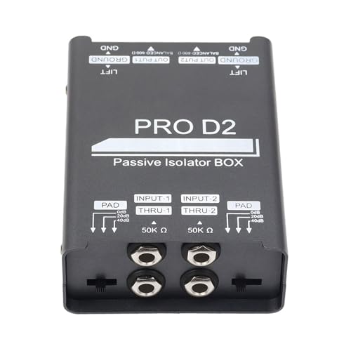 Isolateur de son double canal 6.5 filtre de bruit microphones 20Hz-20kHz
