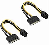 El cable de alimentación SATA es totalmente compatible con tarjetas de vídeo gráficas equipadas con conectores de alimentación PCI Epress de 6 pines. Asegúrate de que tu tarjeta gráfica tiene un conector de alimentación PCI-E de 6 pines antes de comprar.