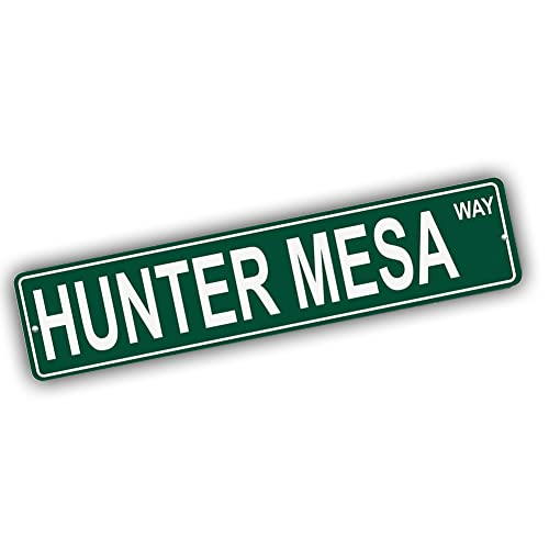 Brotherhood Aluminum Street Sign for Hunter Mesa - Colorado Man Cave Decor