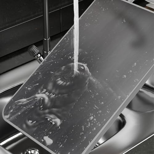 Planche à découper en acier inoxydable durable double face