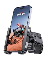 Grefay Fahrrad Handyhalterung Handyhalter Motorrad [1s-Sperre] 2026 Handy Fahrradhalterung Universal Lenker Halter für iPhone17 16 15 14 13 Pro Max Plus, Samsung S24, Smartphone (Grau)