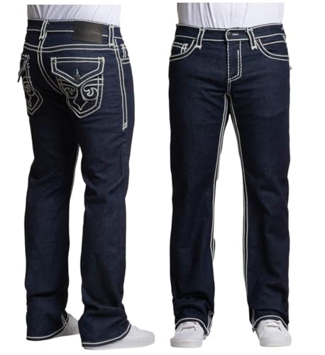 Affliction Men's Denim Jean Cooper Prairie Inseam 34