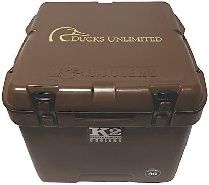 K2 Coolers S30MB-DUU Ducks Unlimited Edition Summit Series Cooler, Mud Brown, 30 quart