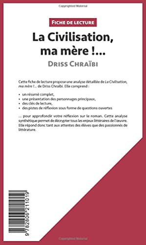 La Civilisation, ma mère !... de Driss Chraïbi