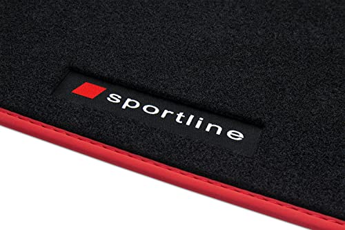 Teileplus24 PV102 Tappeti in Gomma Sportline