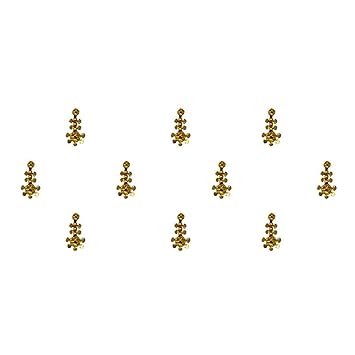 Comet Busters Golden Beautiful Bindis (BV878)