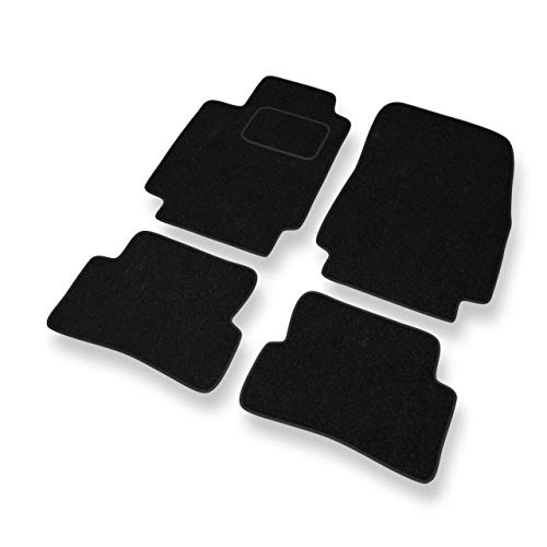Mossa Tapis de Sol adapté pour Renault Modus I (2004-2012) - Noir