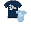 Kids Shirt Navy / Baby Aqua