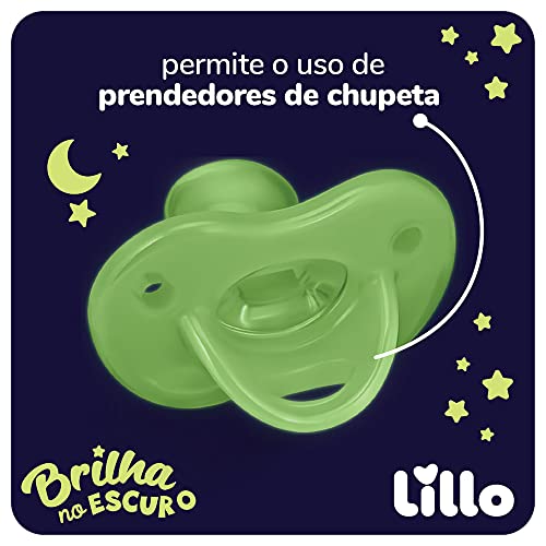 Lillo Kit De Chupeta 100% Silicone Calming... glide