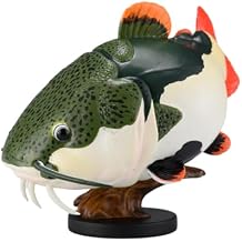 IFiDEA Animal Heavenly Body Series 21 Pet Fish Chubby Collectible Miniature - Aquatic Statue for Home Office Decor, Realistic Ornamental Sculpture Phractocephalus hemioliopterus - Redtail Catfish