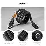K&F CONCEPT Kameragurt Kamera Schultergurt Camera Strap Kamera Tragegurt geeignet für DSLR SLR oder spiegellosen Kameras (Schwarz)