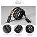 K&F CONCEPT Kameragurt Kamera Schultergurt Camera Strap Kamera Tragegurt geeignet für DSLR SLR oder spiegellosen Kameras (Schwarz)