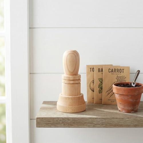 Molde de papel de madera para plántulas Toddmomy 5.31x2.67x2.67 in miniatura 7