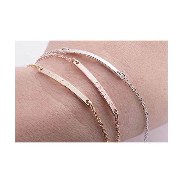 16K-Gold-Your-Name-Bar-Bracelet-Personalized-gift-Gold-Plated-bar-Delicate-Hand-Stamp-Best-bridesmaid-Wedding-Graduation-Gift 16K Gold Your Name Bar Bracelet - Personalized gift Gold Plated bar Delicate Hand Stamp Best bridesmaid Wedding Graduation Gift