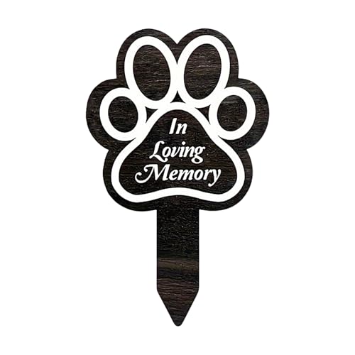 Piquet de jardin commémoratif pour animaux compagnie, marqueurs funéraires commémoratifs pour animaux de compagnie - Pieu du cimetière du jardin commémoratif,Plaques extérieures pour perte d'animau
