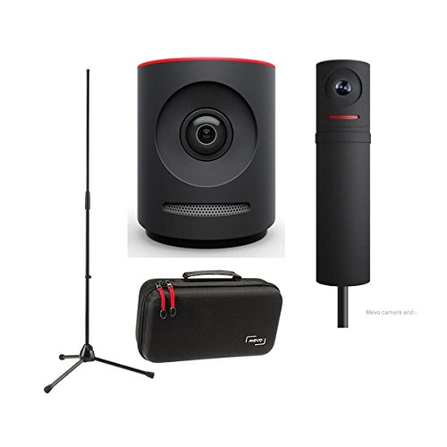 Mevo Plus Live Event Camera di Livestream, nero - Bundle Boost di Livestream, custodia per telecamera per eventi live, supporto per microfono K&M