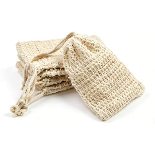 Sisal Soap Saver Bag Pouch (5 Packs)