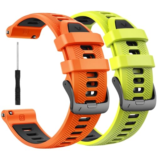 Correa deportiva de silicona 22mm para Garmin Instinct
