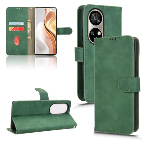 Ulefone Note 17 Pro�Ή��E�H���b�g�P�[�X�A�J�[�h�z���_�[�t���P�[�X�A�t���b�v�P�[�X�APU���U�[�d�b�E�H���b�g�P�[�X�A���X�g�X�g���b�v�t���A�ϏՌ��ی�J�o�[�AUlefone Note 17 Pro�Ή�(Green)