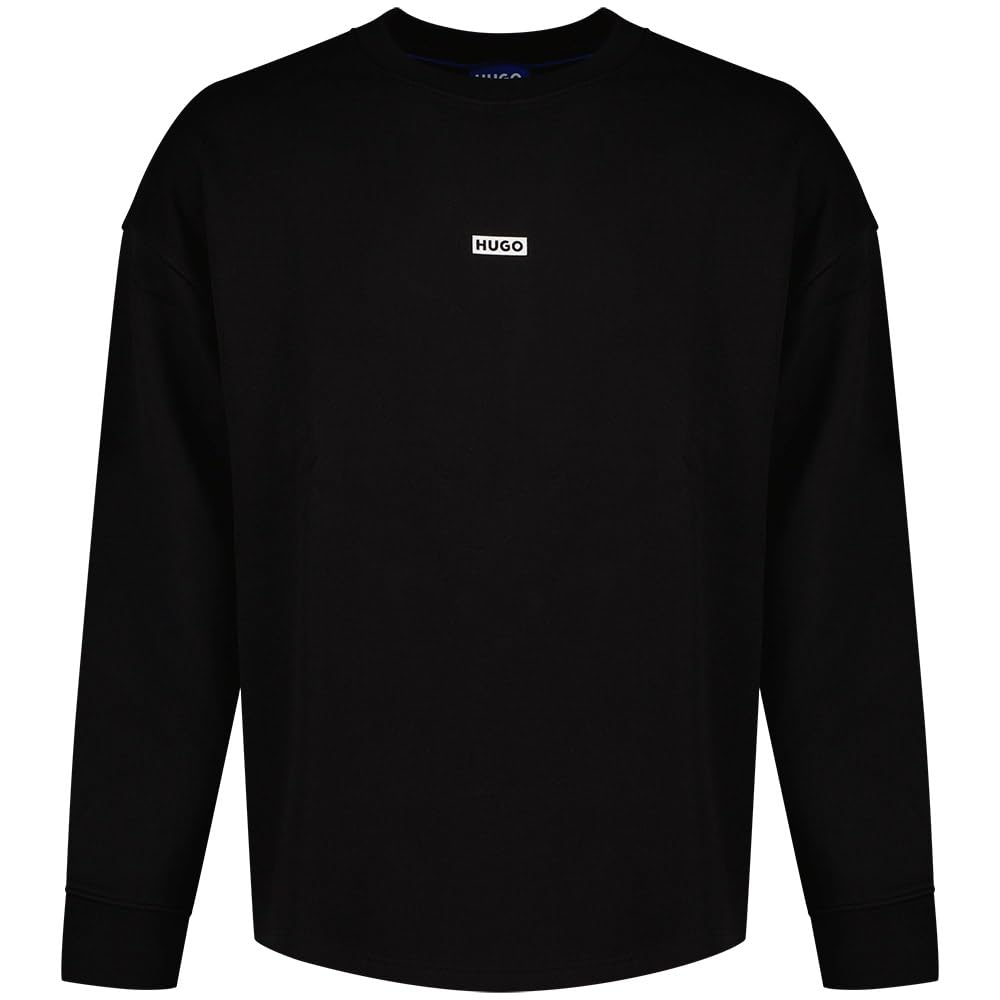 HUGO Men's Naviu Sweatshirt, black, XL