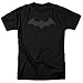 DC Comics Men's Batman Hush Logo T-Shirt, Black, XX-Large