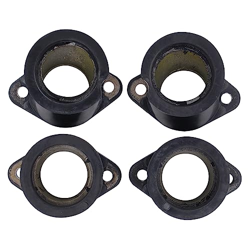 Vergaser Ansaugstutzen Satz Ansaugkrümmer Ansauggummi Motorrad Ansaugmanschette Vergasermanschetten Schnittstellenadapter mit Dichtung O-Ring für Kawasaki Z750 GT 750 ZR750 ZR7 ZR 7 S ZR7S Zephyr 750