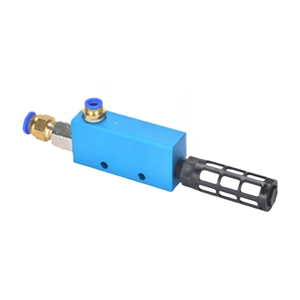 Shmkbdpf One Color 1 Pcs Pneumatic Vacuum Generator Large Suction Cv Negative Pressure With Converter Valve Cup Ev(15Hs (++8Mm Connector))