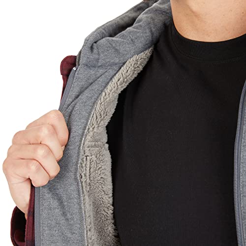 Image of Smith's Workwear Men's Big Men's Sherpa-lined Microfleece Shirt Jacket