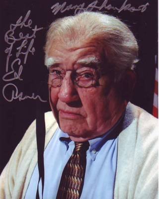 ED ASNER signed autographed ROOSEVELT photo