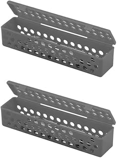 AmeriCan Goods 2/Pcs Dental Instrument Sterilization Plastic Container, 8