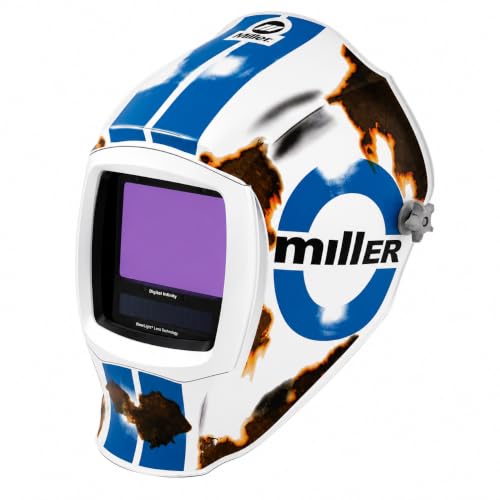 Miller Digital Infinity Welding Helmet (Relic) - Auto Darkening Welding Helmets for Men & Women - Digital Welding Hood with 13.4 Sq.in. Viewing Screen 4 Arc Sensors & 4 Operating Modes (21.4 oz.)
