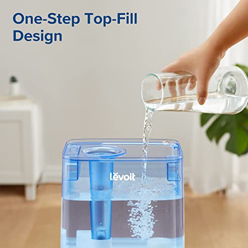 Levoit Classic300S Ultrasonic Smart Top Fill Humidifier, Extra Large 6L Tank For Whole Family, App & Voice Control, Humidity Setting With Sensor, Quiet Sleep Mode, Night Light, Essential Oil Diffuser #TOP5