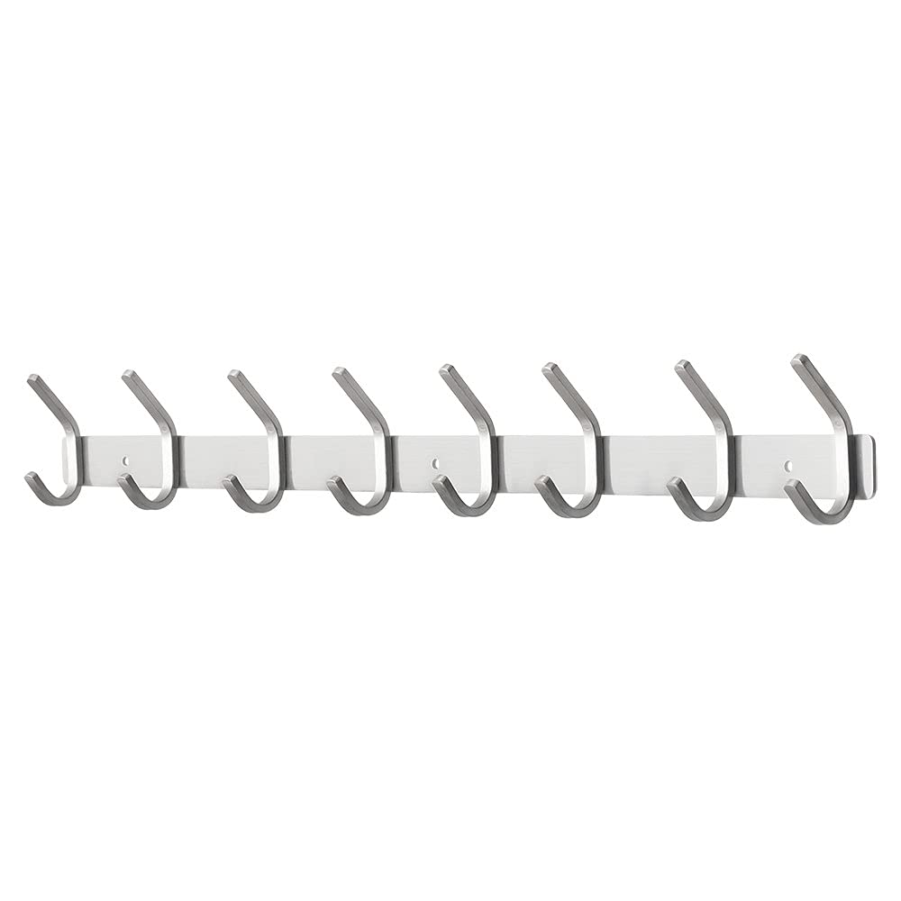 ERWEY Appendiabiti da Parete, Attaccapanni da Muro, Appendiabiti in Acciaio Inox, Attaccapanni Parete per Cameretta, Ingresso, Cucina, Bagno