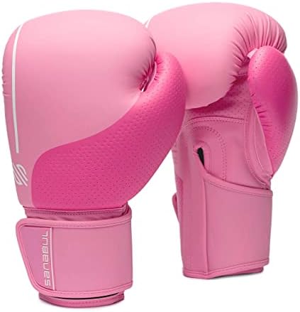 Sanabul Women's Easter Egg Boxing Gloves (Coral, 12 oz)