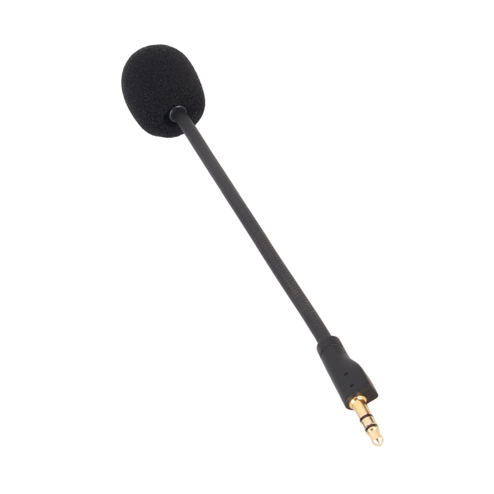 Zastępcze ramię mikrofonu gamingowego, zamiennik mikrofonu do bezprzewodowego G PRO/G PRO X, zdejmowany mikrofon gamingowy, redukcja szumów, obracany o 360°, pozłacany wtyk jack 3,5 mm