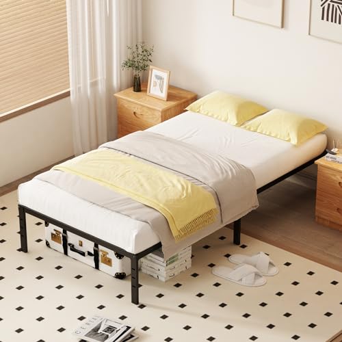 Minimalist 18 Platform Bed Frame, Heavy Duty Metal Bed, No Box Spring