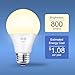 Geeni Smart LED Light Bulb 3 Pack A19 WiFi Dimmable Soft White 800 Lumens, Works with Alexa & Google Assistant, Voice Control, Energy Efficient Smart Bulbs