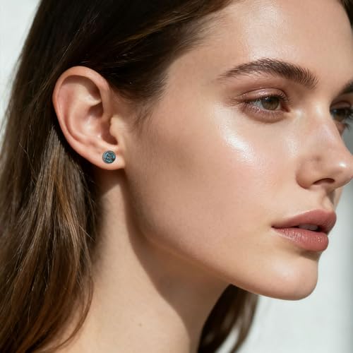 Pendientes celtas joyería irlandesa de plata de ley 925 unisex 4