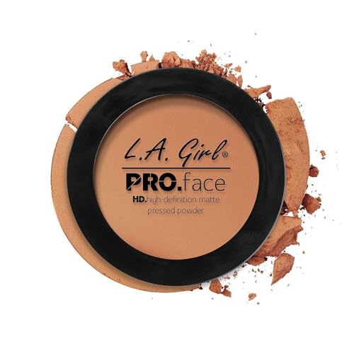 L.A. Girl PRO Face Powder - Warm Caramel, LAX-GPP612, 0.25 Ounce (LAX-GPP612-B)