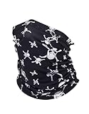 JHYWELL Cooling Neck Gaiter Face Mask, Skull Designs UV Protection Masks Gator, Windproof Bandana Cover for Skiing, Fishing, Hiking, Cycling, Kayaking, Hunting, Cosplay, Costume (Skull Union)