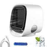 Aira Breeze Luftkühler Tragbar, 2025 Upgrade Air Breeze Klimaanlage, Kleine Klimaanlage Mit Wasserkühlung, Drei Windgeschwindigkeiten, Ohne Installation, Sofortige Kühlung (Weiß)